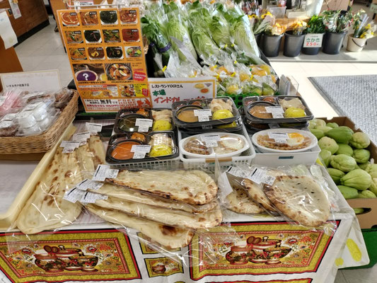 Indian cuisine buffet selection