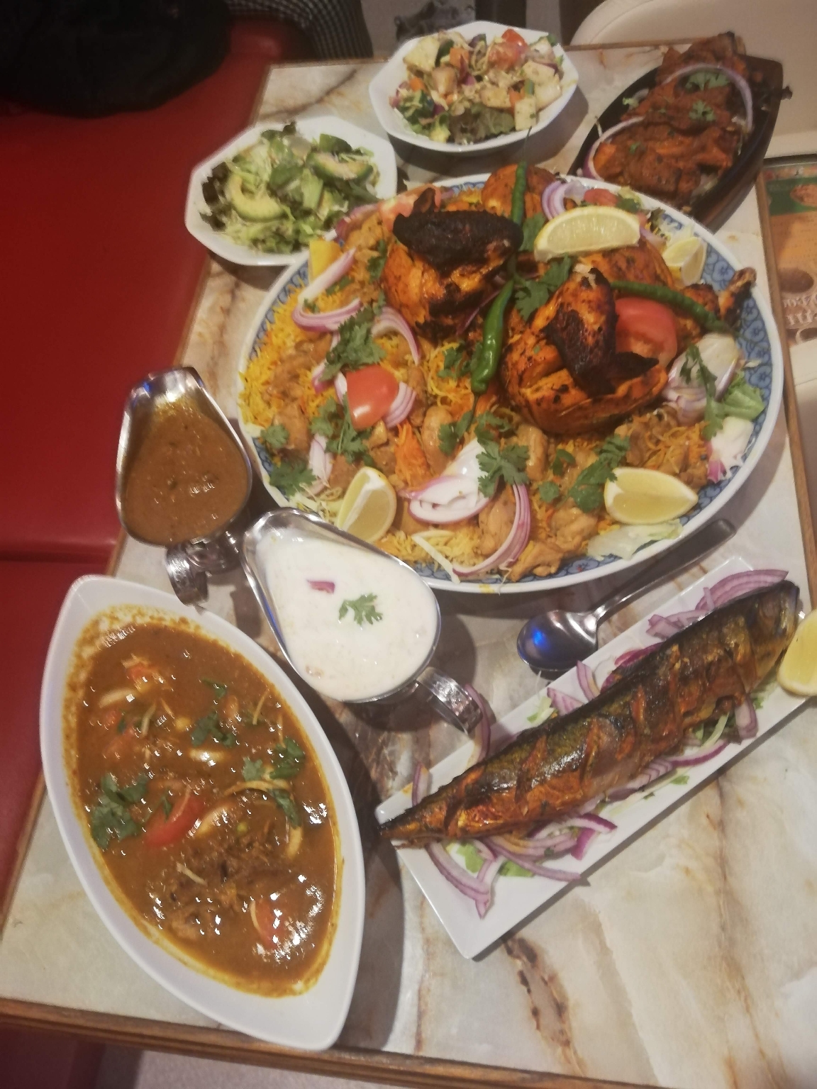 Vietnamese cuisine buffet selection